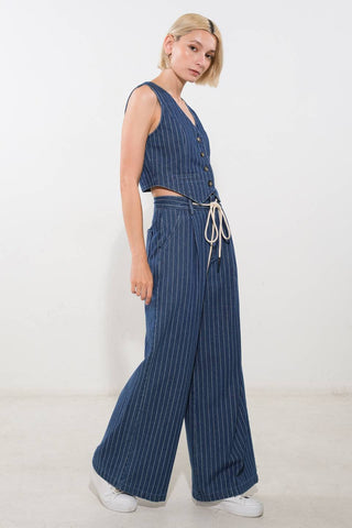 I STILL BELIEVE DENIM VEST - By Baano