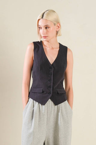 CAUGHT YOUR EYE WOVEN VEST - By Baano