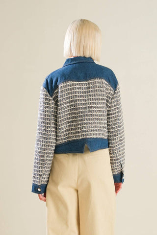 BETTER DAYS TWEED DENIM JACKET - By Baano