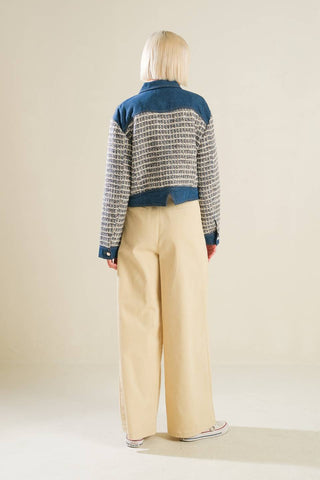 BETTER DAYS TWEED DENIM JACKET - By Baano