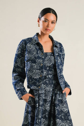 SOPHISTICATED STUNNER DENIM JACKET - By Baano