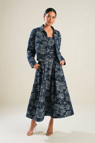 SOPHISTICATED STUNNER DENIM JACKET - By Baano