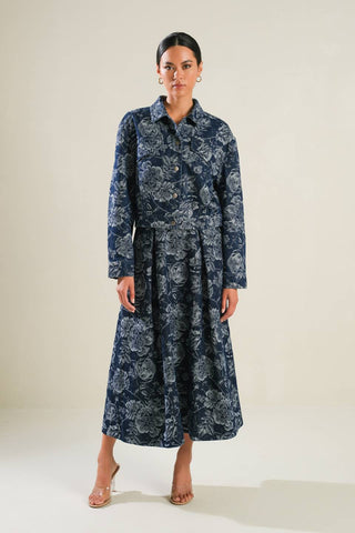 SOPHISTICATED STUNNER DENIM JACKET - By Baano