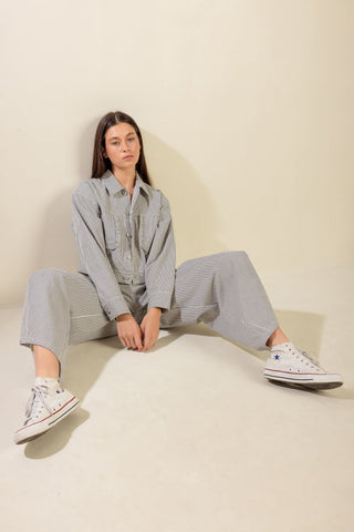 HONESTLY LOVE YOU TWILL CROP JACKET Flying Tomato