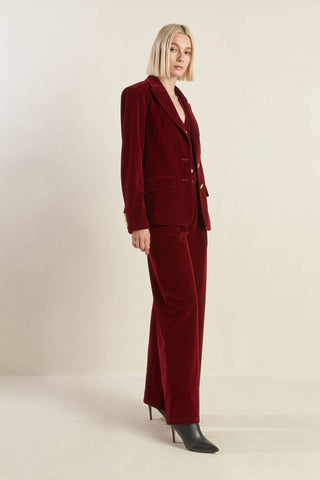 COY CHARM VELVET BLAZER - By Baano