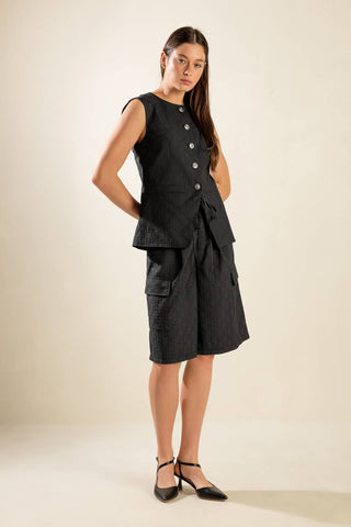 SEE WHAT HAPPENS WOVEN VEST - By Baano