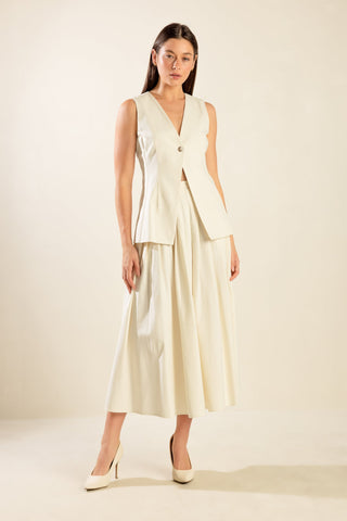 FLEETING FAUNA WOVEN VEST - By Baano