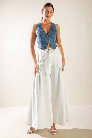 PICTURE PERFECT DENIM VEST - By Baano