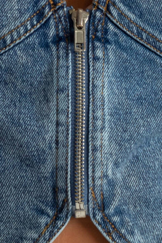 PICTURE PERFECT DENIM VEST - By Baano