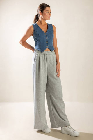 ISLAND DAYDREAMS DENIM VEST - By Baano