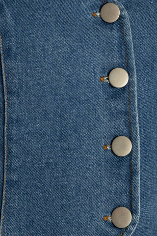 ISLAND DAYDREAMS DENIM VEST - By Baano