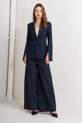 URBAN PANEL DENIM BLAZER - By Baano