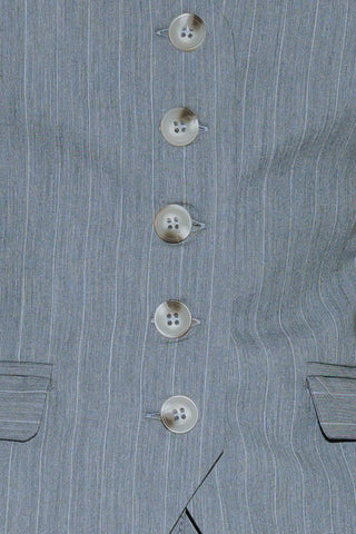 SMILE BRIGHT IN GREY WOVEN VEST - By Baano