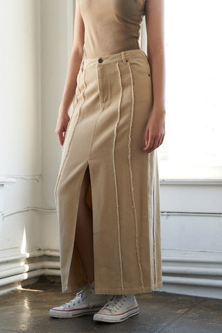 BETWEEN THE PAGES WOVEN SKIRT - By Baano