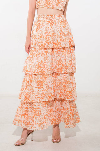 THERE IN MY MIND WOVEN MAXI SKIRT - By Baano