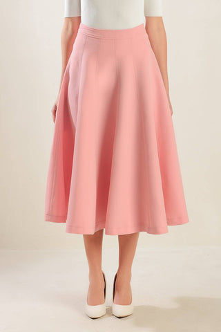 FALLING INTO BLISS WOVEN MIDI SKIRT - By Baano