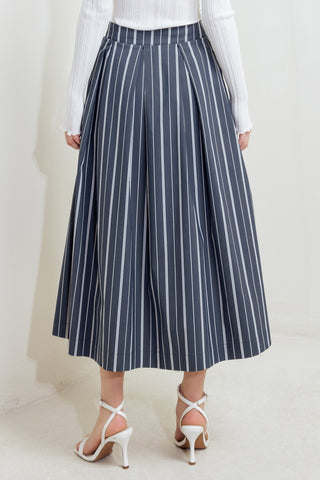 BEHIND THE GRIN WOVEN MIDI SKIRT - By Baano
