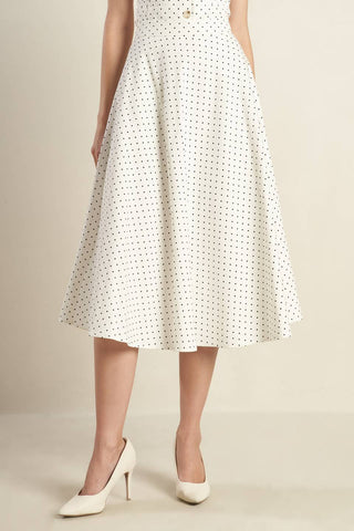 WALK WITH ME WOVEN MIDI SKIRT - By Baano