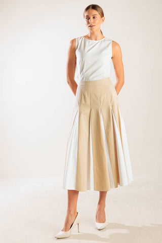 THE SWEETEST THING WOVEN MIDI SKIRT - By Baano