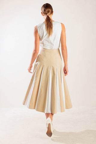 THE SWEETEST THING WOVEN MIDI SKIRT - By Baano