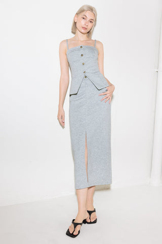 LOVELY BY NATURE KNIT MIDI SKIRT - By Baano