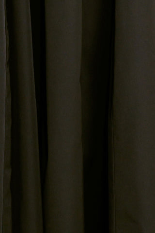 GOLDEN STILL BLACK WOVEN FULL MIDI SKIRT - By Baano