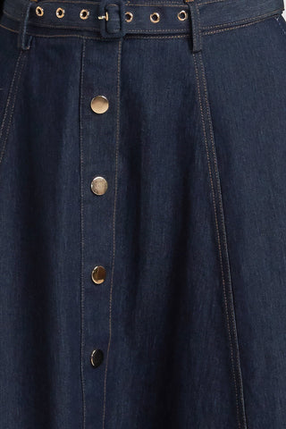 DENIM BALLET CIRCLE SKIRT