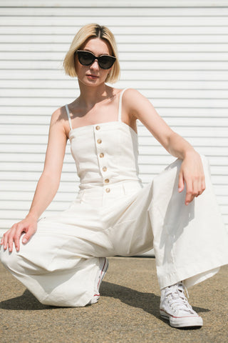 ROYAL AFFAIR WOVEN JUMPSUIT - By Baano