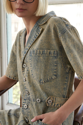 DAY IN THE LIFE DENIM ROMPER - By Baano