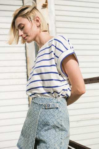 NO ONE PRETTIER DENIM SKORT - By Baano