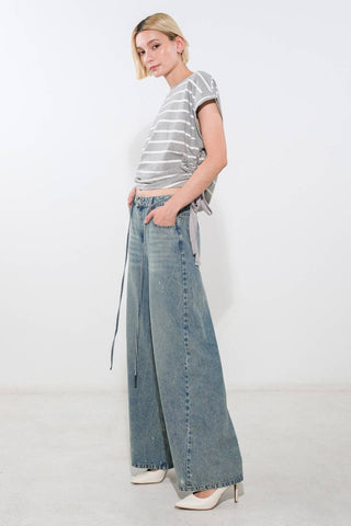 INSPIRING ALLURE DENIM PANTS - By Baano