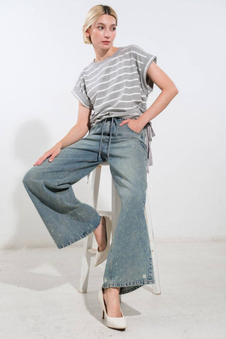 INSPIRING ALLURE DENIM PANTS - By Baano