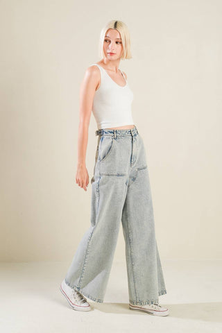 IF I KNOW ME DENIM PANTS - By Baano
