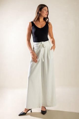 DINNER DATE WOVEN PANTS - By Baano