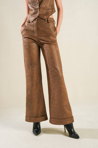 A GIFT FROM LOVE LEATHER PANTS - By Baano