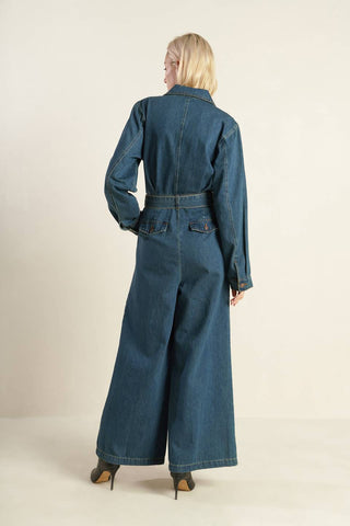 IN THE DETAILS DENIM JUMPSUIT - By Baano