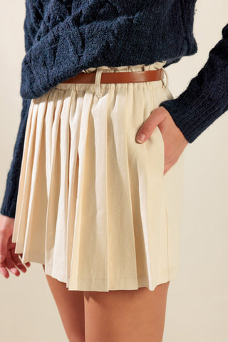ONLY IN MY HEART WOVEN SKORT - By Baano