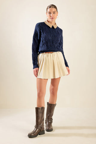 ONLY IN MY HEART WOVEN SKORT - By Baano
