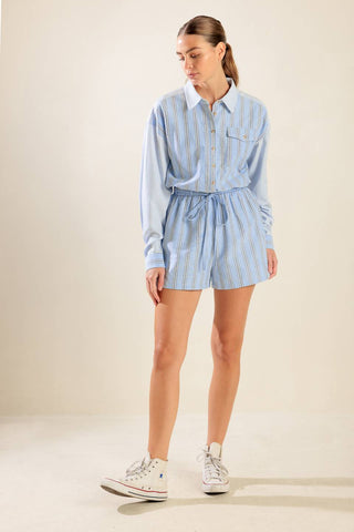 HOLD ME CLOSE WOVEN ROMPER - By Baano