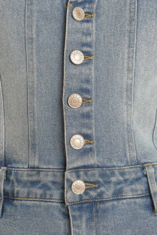 WALK WITH ME DENIM JUMPSUIT - By Baano