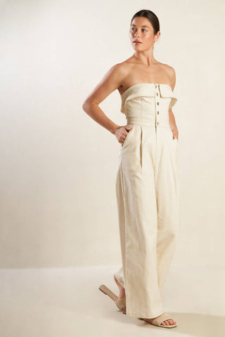 WEEKEND GETAWAY WOVEN JUMPSUIT - By Baano