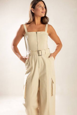 LOVE SOMEBODY WOVEN JUMPSUIT - By Baano