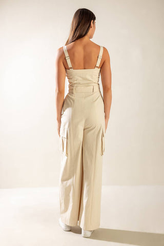 LOVE SOMEBODY WOVEN JUMPSUIT - By Baano