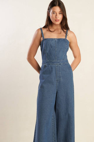CLEAN GIRL DENIM JUMPSUIT - By Baano