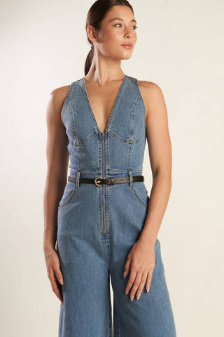 BEAUTIFUL THINGS DENIM JUMPSUIT - By Baano