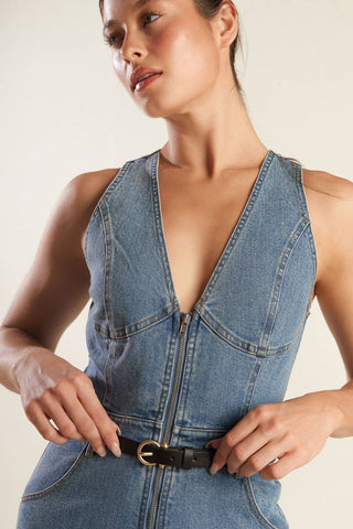 BEAUTIFUL THINGS DENIM JUMPSUIT - By Baano