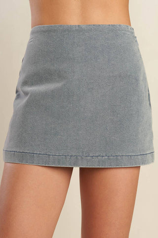 DAISY DATE DENIM SKORT - By Baano