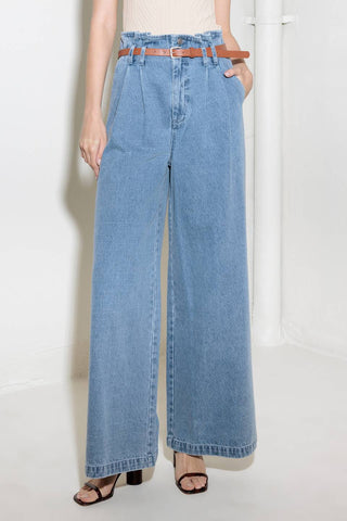 KISSED BY SUNLIGHT DENIM PANTS - By Baano