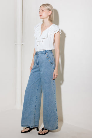EVER SO SWEET DENIM PANTS - By Baano