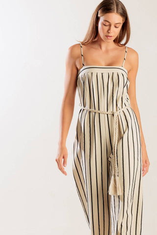 JUST THE BEGINNING WOVEN JUMPSUIT - By Baano